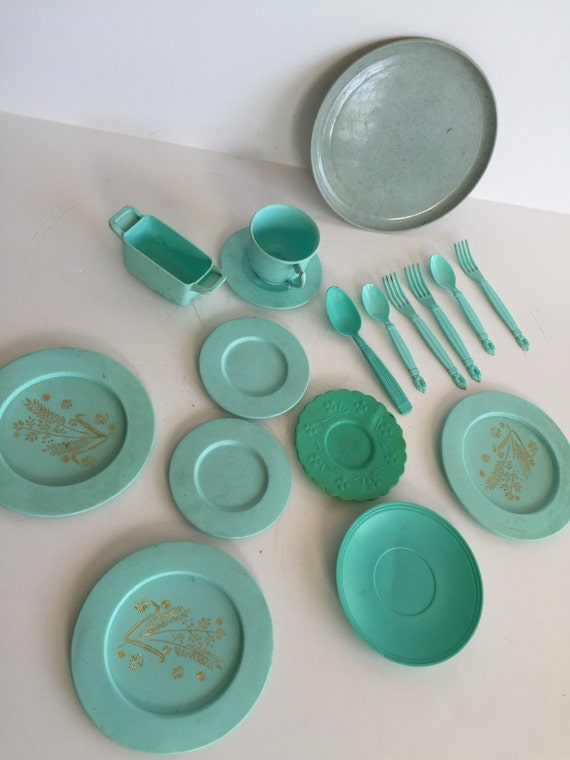 plastic tea party set