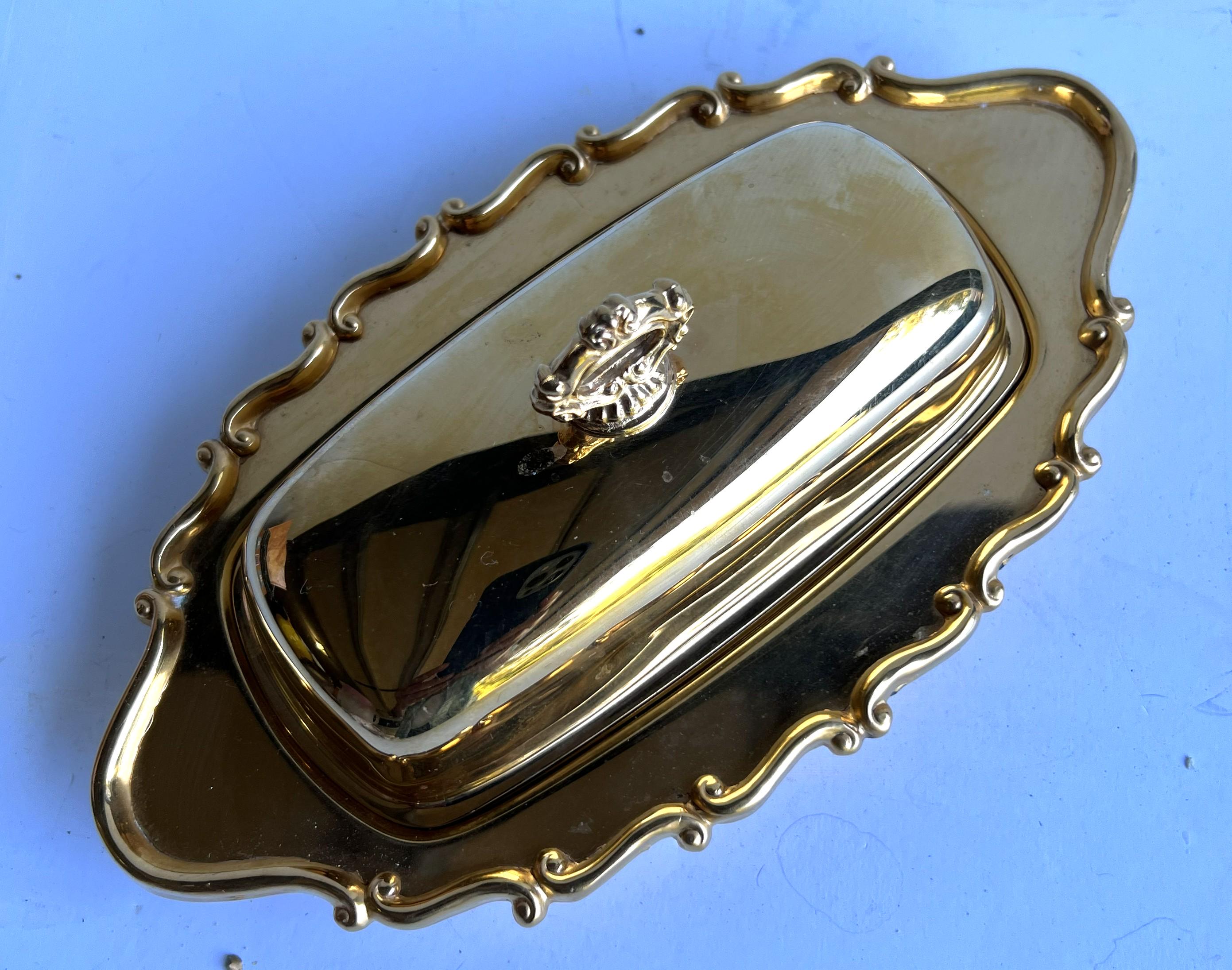 Fb Rogers Silver Butter Dish - Etsy