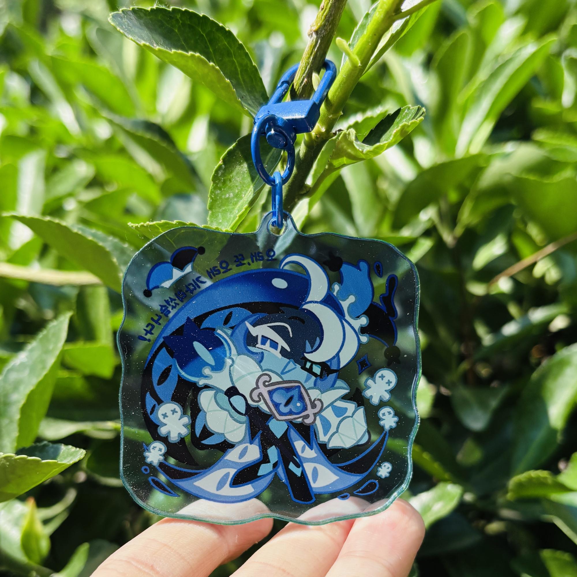 Shadow Milk & Pure Vanilla Cookie Acrylic Keychain Set | Cookie