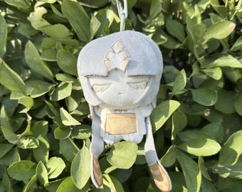 Cookie Run Mystic Flour Cookie Plush Keychain, Handmade 4.5" Bag Charm Plush Toy, Cute Gamer Gift, Birthday Gift