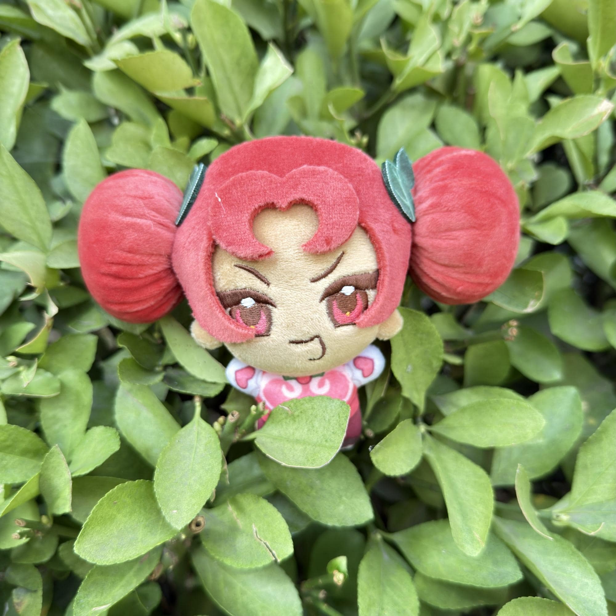 Cookie Run Holly Berry Cookie Plush Keychain, Handmade 4.5