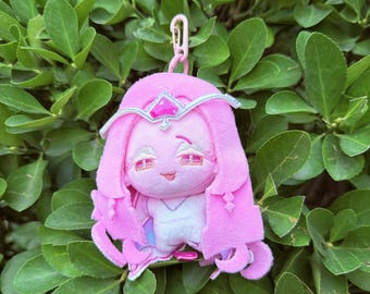 Eternal Sugar Cookie Plush Keychain, Handmade 4.5" Bag Charm Plush Toy, Cute Gamer Gift, Birthday Gift