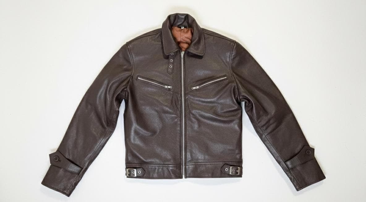 Vintage French Leather Jacket - Etsy