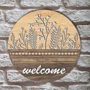 Colgador de puerta de madera, decoración personalizada para puerta de entrada, letrero de madera para puerta de entrada, letrero familiar personalizado para puerta de entrada, colgador de bienvenida para puerta de entrada, decoración para puerta de entrada