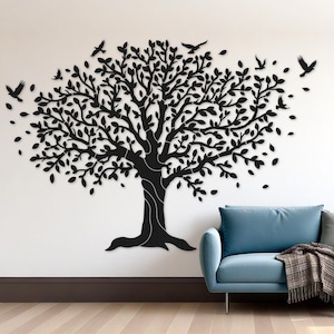 Tree of Life Wall Panel, Tree Wood Wall Art, Large Tree Wall Art Wood, Wood Tree, Tree of Life Wall Art, Wood Tree of Life Wall Hanging