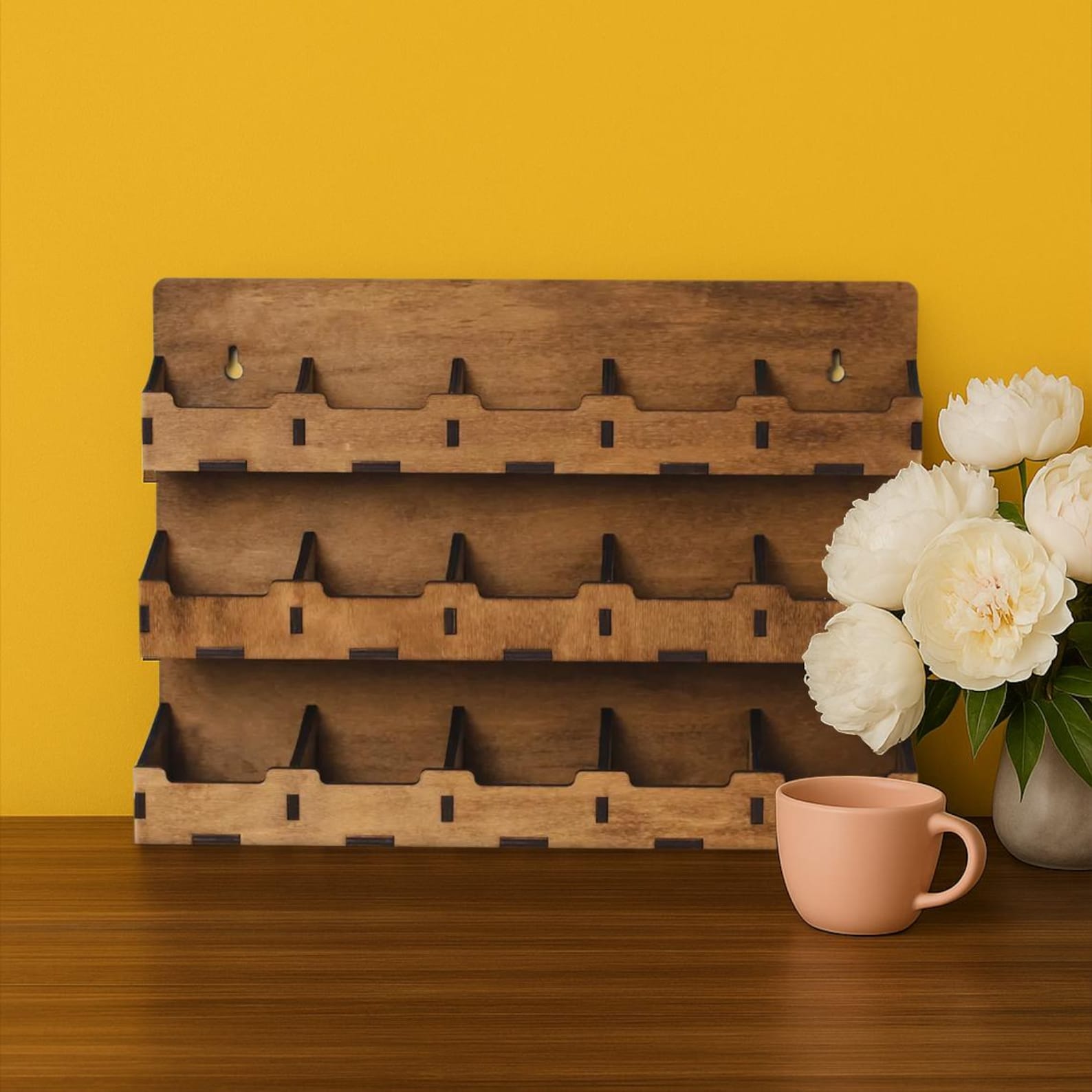 Wood Tea Bag Holder, Tea Bag Organizer, Tea Organizer Shelf, Wooden Tea ...