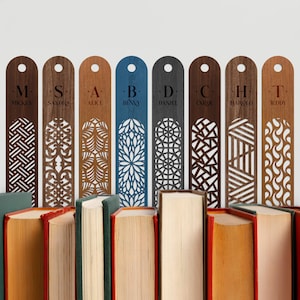 Marcapáginas de madera, Marcapáginas de madera grabado, Marcapáginas con nombre, Marcapáginas de madera hechos a mano, Marcapáginas elegantes, Marcapáginas de madera personalizados