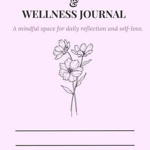 33-Page Digital Self-Care Journal PDF | Mental Health Planner | Mood Tracker, Sleep Log, Affirmations & Wellness Workbook | Instant Download