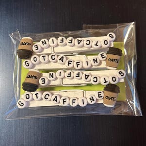 Volleyball Clothes Pin Clips/Motivational/Cheer Pin Clips (GotCaffenie)