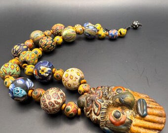 Antique African Trade Beads | Ancient Venetian Glass, Mosaic & Roman Glass | Rare Ethnic Jewelry