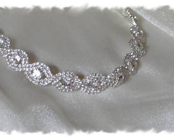 Bridal Headpiece, Wedding Headpiece, Wedding Tiara, Rhinestone Bridal Headband, Crystal Headband, Jeweled Wedding Headband, No. 6030HB