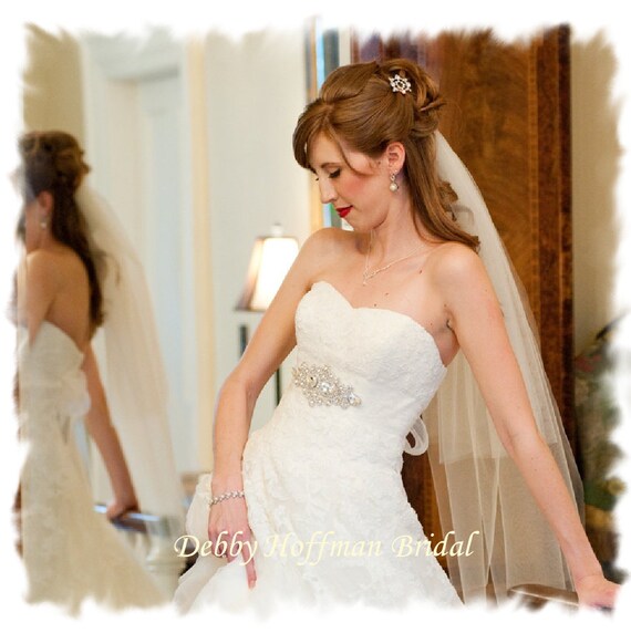 Rhinestone Crystal Bridal Sash Vintage Style Bridal Belt Etsy