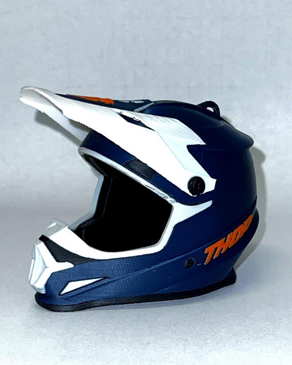 blue mini motorcycle helmet Youth Motocross Kids Dirt Bike Helmets ATV Bump Safty Full Face Off-Road Mountain Bike Helmet with Goggles Gloves Mask DOT Approved ( Blue, Small) : Automotive The helmet graphics features a clear coat gloss finish with UV overlay protectant Mini Motocross Helmet Figurine |
