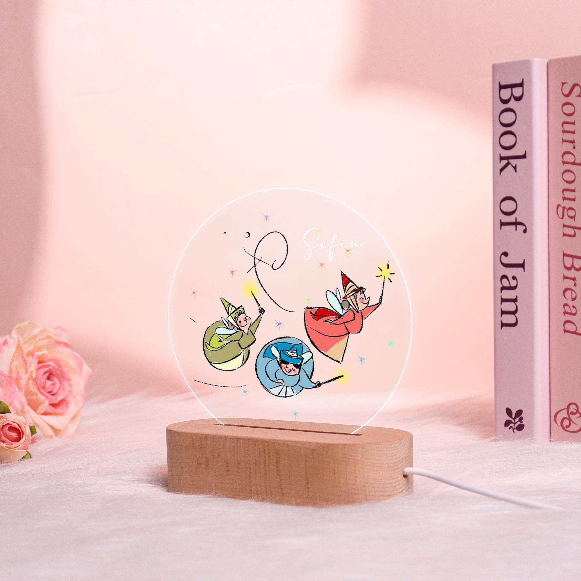 Lampe de chevet, Veilleuse tactile, Cadeau coeur à la meilleure des marraines, la Meilleure Marraine, cadeau marraine, idée cadeau baptême, cadeau annonce grossesse, idée cadeau Noël