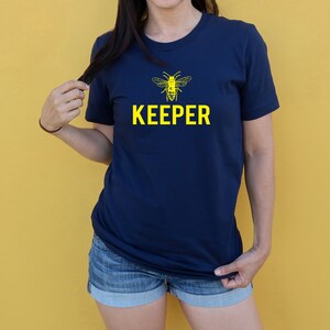 Beekeeper Gift T-Shirt - 'I'm A (bee) Keeper' Unisex Design, 100% Cotton, Multiple Sizes - View #5