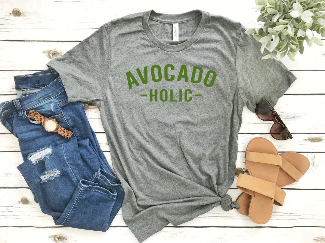 Avocado T Shirts Shirts for Foodies Avocado-holic Shirts - Etsy