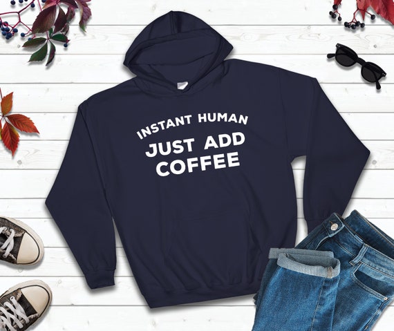 But First Coffee Caffeine Addict Monday Morning Person Funny Hoodie Pullover