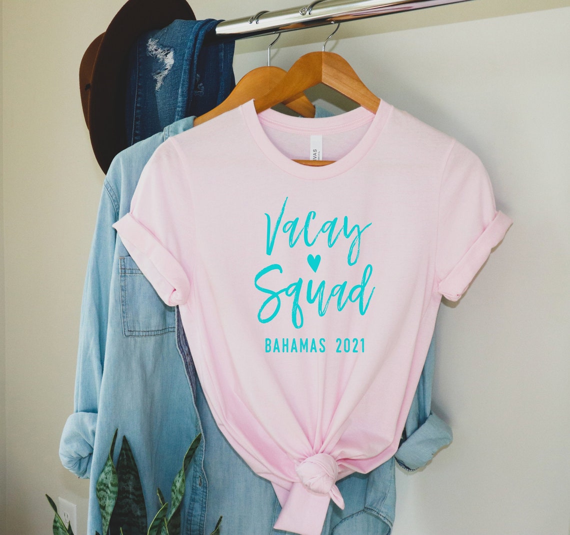 Vacay Squad Vacation Shirts For Women Vacay T Shirts Group Etsy
