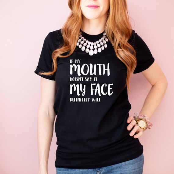 Snarky Quote Shirts for Women Funny Resting Bitch Face - Etsy Snarky Quote Shirts for Women Funny Resting Bitch Face - Etsy