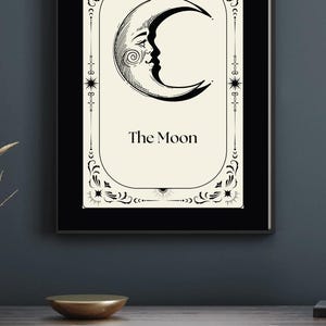 The Moon Tarot Card Poster