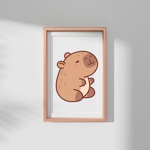 Printable Wall Art,Design for t-shirt,Silhouette,Capybara Clip Art,Capybara Shirt Png,Capybara Cute Png,Cartoon SVG,Capybara Cartoon Svg,Kawaii Capybara,Capybara Stickers,Cute Capybara SVG,Sweet Animals Svg,Kids Designs SVG