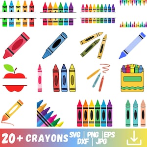 Crayon Split Monogram Svg, Crayon svg, Teacher Svg, Crayon Wrapper Svg, Crayon Set Svg, Crayon Wrapper Cut File, Crayon Shirt Svg
