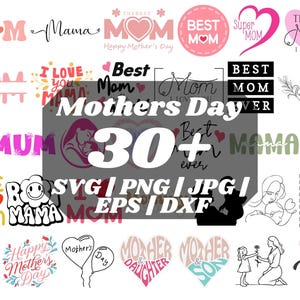 Mothers Day SVG Bundle, Mom life svg, Mama svg, Funny Mom Svg, Blessed mama svg, Mom of boys girls svg, Mom quotes svg png Vol 2