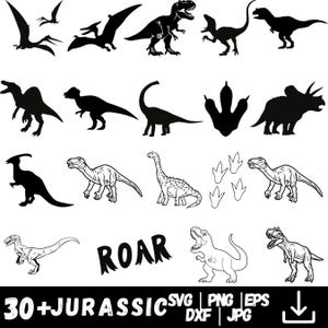Jurassic Park Svg, Jurassic World Park, Dinosaur Svg, Jurassic Park Clipart, Jurassic Font Svg, Dinosaur t-rex Svg,Baby Dinosaur Cricut File