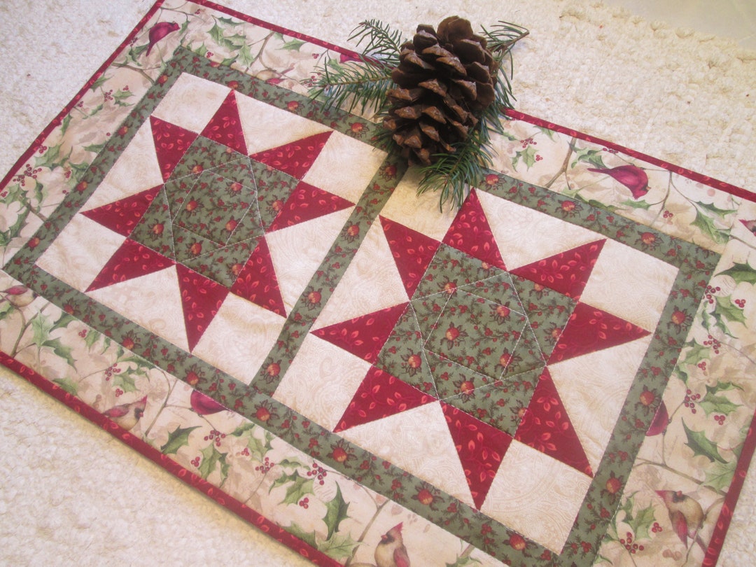 Celestial Reindeer Quilted Table Topper NCU0HNH173