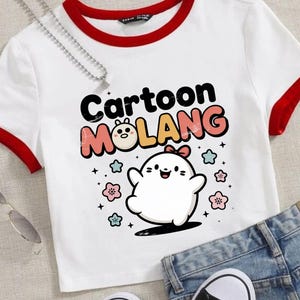 Cute Cartoon Molang Plush | Kawaii Bunny Toy | Soft Molang Stuffed Animal | Korean Character Gift | Molang Collectible Doll"