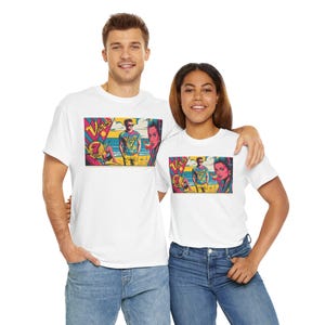 Summer Vibes Vintage Graphic Tee RetroUnisex Heavy Cotton T-Shirt Beachwear Festival Apparel Summer Shirt Gift for Him & Her
