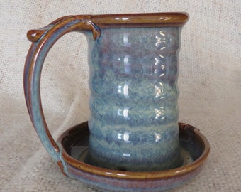 Handmade Roman Style Oil Lamp - Clay, Holds 50ml, With Free Wicks - Vintage Home Decor & Gift