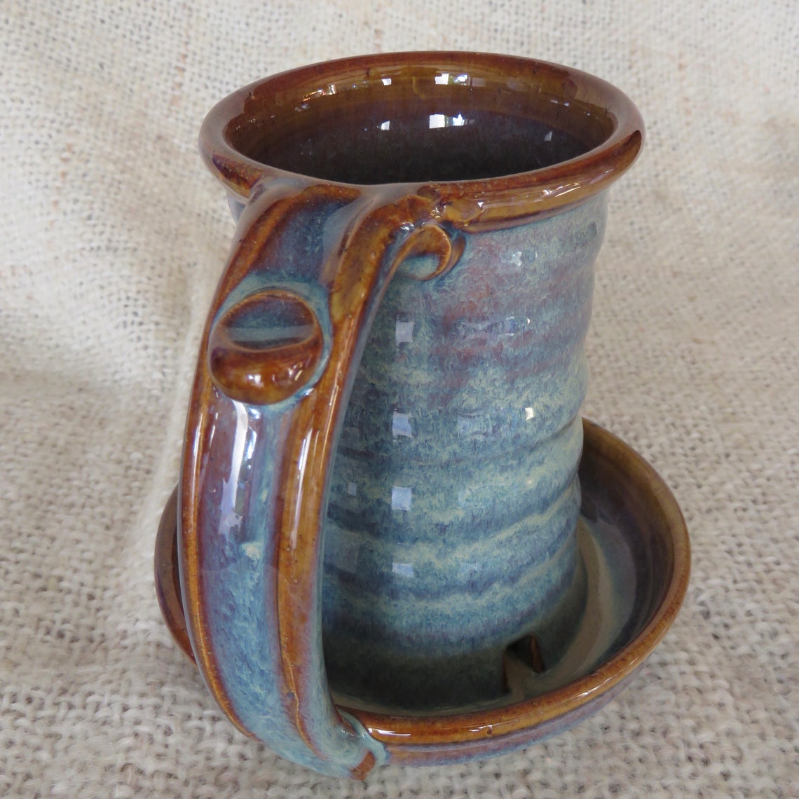 Baconator the Stoneware Pottery Microwave Bacon Cooker in Etsy