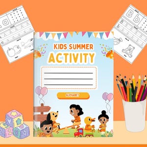 Alphabet Activity Book for Kids | Fun ABC Tracing, Coloring & Letter Recognition | Preschool Printable Workbook | Summer Learning PDF