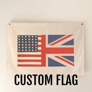 Custom Flag Canvas Flag , Logo Flag Hanging Canvas Banner Wall Decor, Home Wall Art, Living Room Wall Decor Pennant, Home Decor