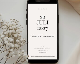 Personalized digital wedding invitations | WhatsApp wedding invitations | Mobile wedding invitations | Digital wedding invitations