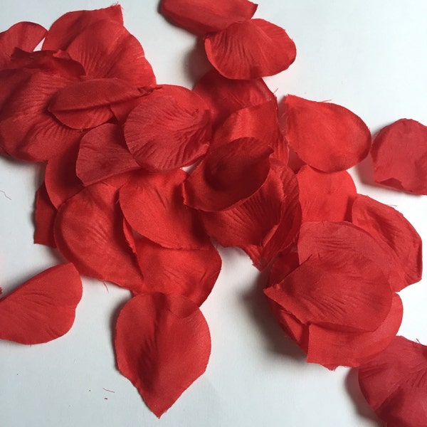 Red rose petals, flower girl basket petals, flower petals, rose petal decoration, rose petals