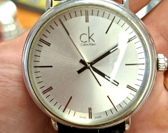 Ladies Swiss Made Calvin Klein K43231, Runnng, Sapphire Crystal - Etsy