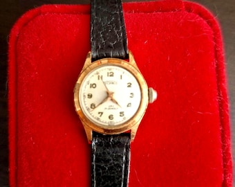 Vintage Technos Damenuhr 17 Jewels Schweizer J.M.B | Automatik | DDR Trageriemen
