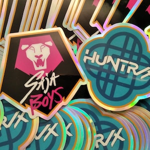 Kpop Demon Hunters inspired holographic sticker