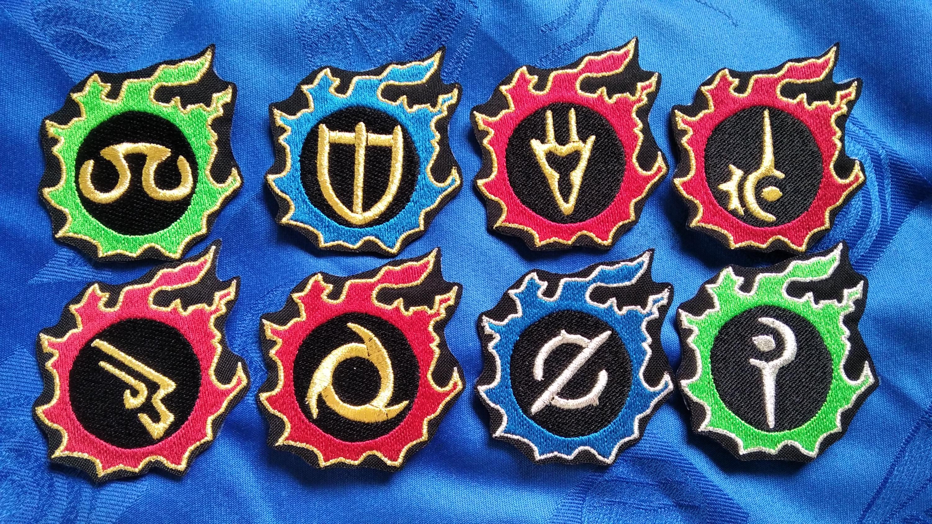 FF14 ジョブアイコン カラビナ 黒魔道士　メテオ FF14 ジョブアイコン カラビナ 黒魔道士メテオ
