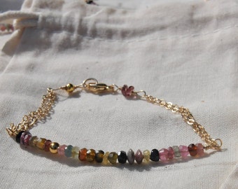 Tourmaline Gold Bracelet