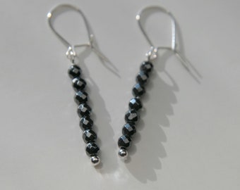 Hematite Stack Earrings