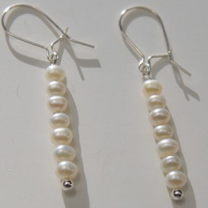 Pearl Stack Earrings image 1