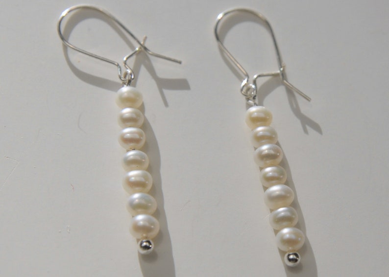 Pearl Stack Earrings image 1