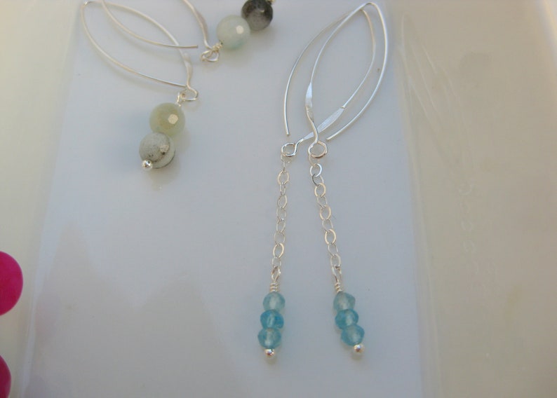 Blue Apatite Earrings image 3