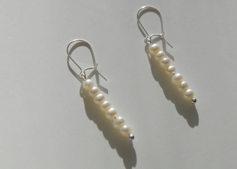 Pearl Stack Earrings image 3