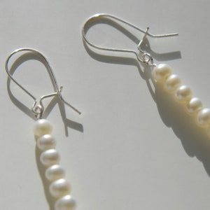 Pearl Stack Earrings image 2