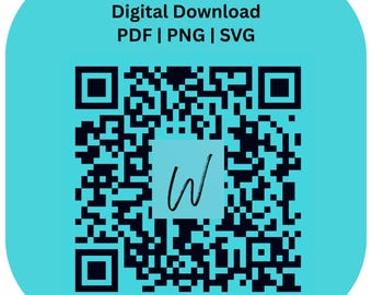 Custom QR Code Download| Personalised URL Colour and Logo|Download for Business, Websites & Social Media| Download or Print| Unlimited Scans