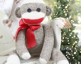 Sock Monkey Doll